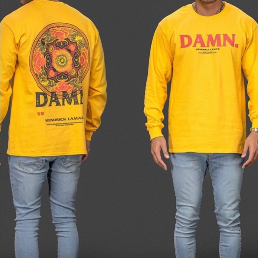 Rare TDE Kung Fu Kenny Damn Long
Sleeve T-Shirt